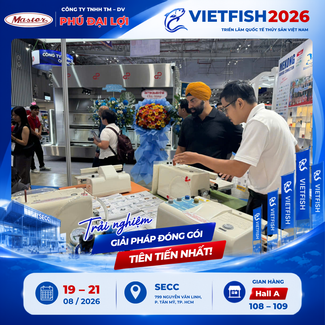 Hinh 4 khach hang tham quan gian hang Phu Dai Loi tai Vietfish 2026
